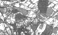 Old Map of Penenden Heath, 1895 - 1896