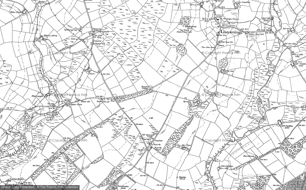 Old Map of Penffordd, 1888 - 1904 in 1888