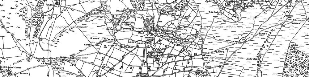 Old map of Pennerley in 1882