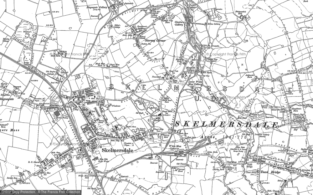 Old Map of Pennylands, 1891 - 1892 in 1891