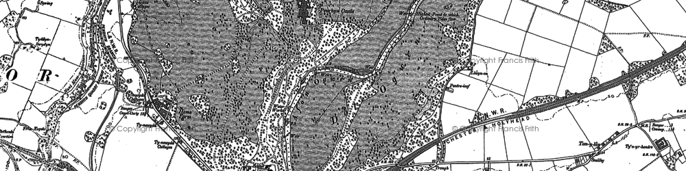 Old map of Abercegin in 1899