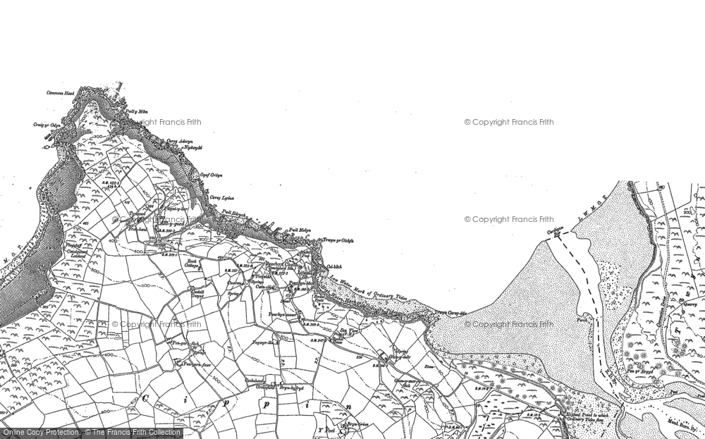 Old Map of Penrhyn Castle, 1904 in 1904