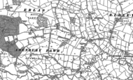 Old Map of Pentre Maelor, 1909