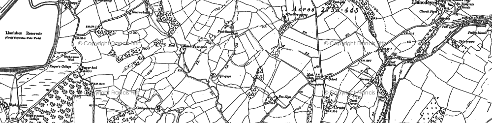 Old map of Malthouse in 1899