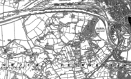 Old Map of Penwortham, 1892