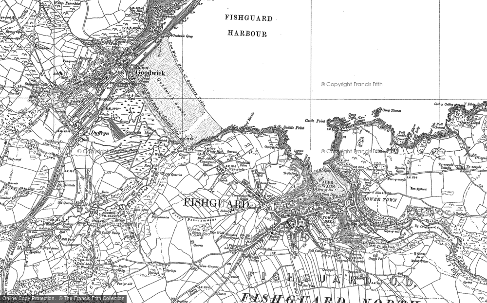 Old Map of Penyraber, 1887 - 1906 in 1887