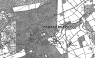 Old Map of Perlethorpe, 1883 - 1884