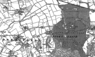Old Map of Perton, 1886