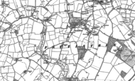 Old Map of Pettistree, 1881 - 1883