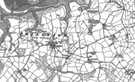 Old Map of Philleigh, 1879