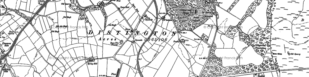 Old map of Pica in 1898
