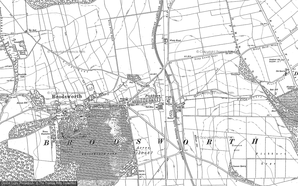 Old Map of Pickburn, 1891 - 1904 in 1891