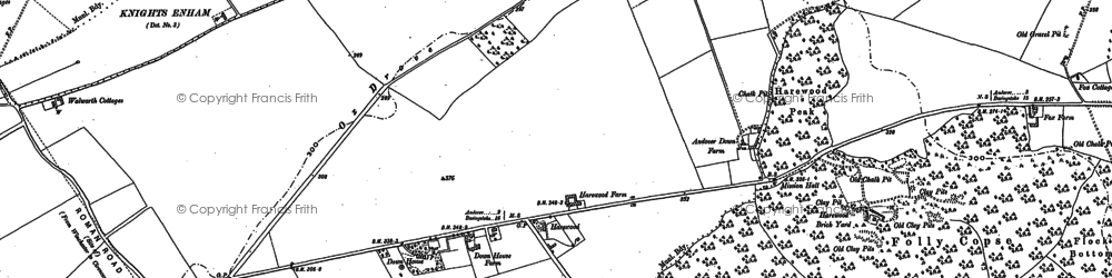 Old map of Picket Piece in 1894