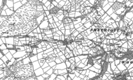 Old Map of Picklescott, 1882