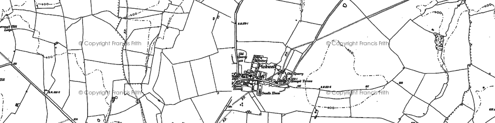 Old map of Pickwell in 1902