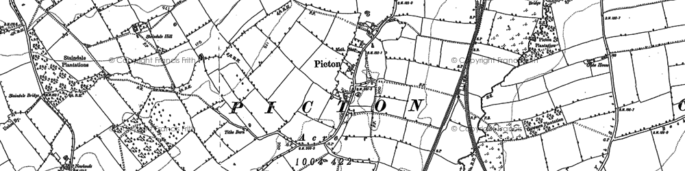 Old map of Picton in 1893