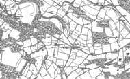 Old Map of Piddington, 1897