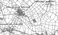 Old Map of Pillerton Hersey, 1885