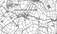 Old Map of Pillerton Priors, 1885