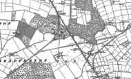 Old Map of Pilmoor, 1890