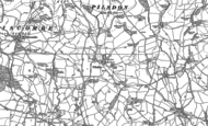Old Map of Pilsdon, 1887