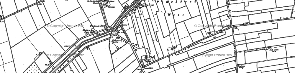 Old map of Northgate in 1887