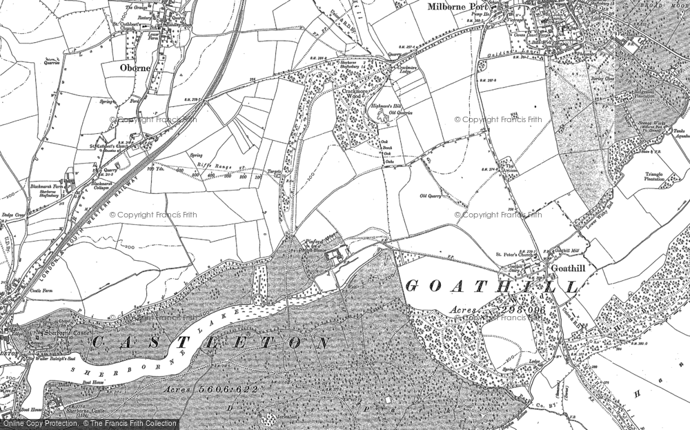 Old Map of Pinford, 1901 in 1901