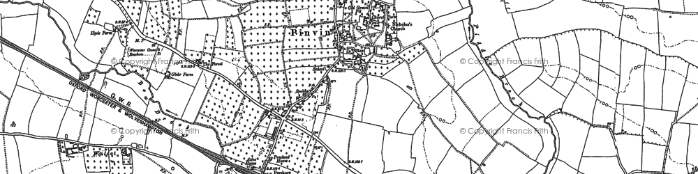 Old map of Seaford Grange in 1884