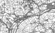 Old Map of Pinxton, 1879 - 1898
