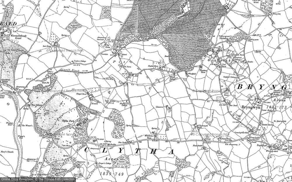 Old Map of Pit, 1899 - 1900 in 1899