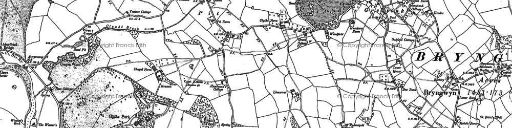 Old map of Pit in 1899