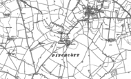 Old Map of Pitchcott, 1898
