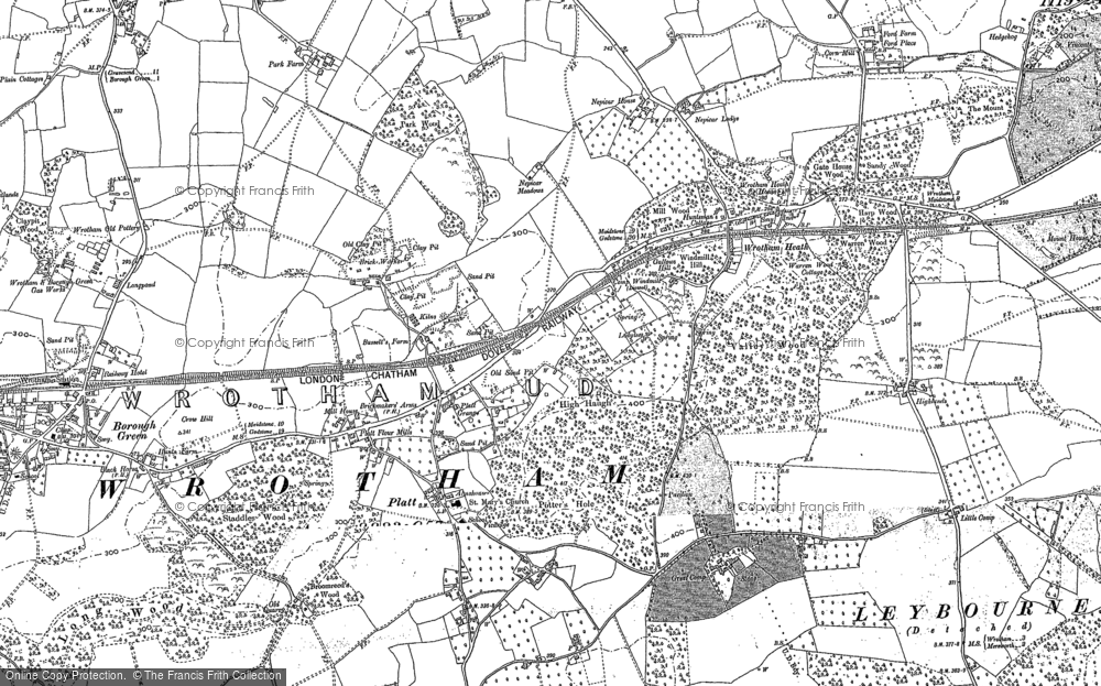 Old Map of Platt, 1895 in 1895