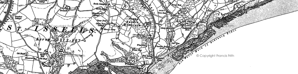 Old map of Pleasant Valley in 1906