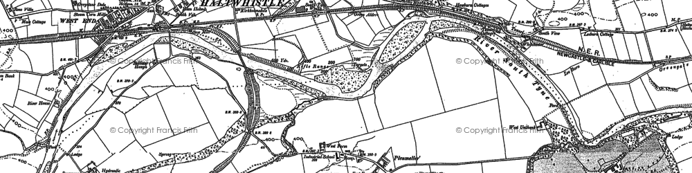 Old map of Plenmeller in 1895