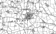 Old Map of Pleshey, 1895