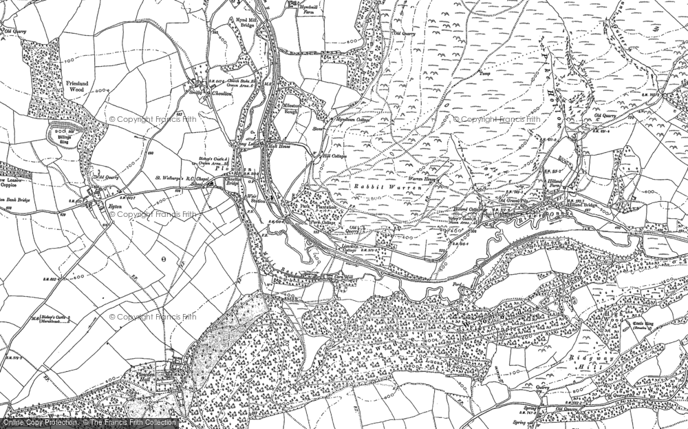 Old Map of Plowden, 1883 in 1883