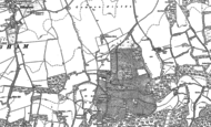 Old Map of Polesden Lacey, 1894 - 1895