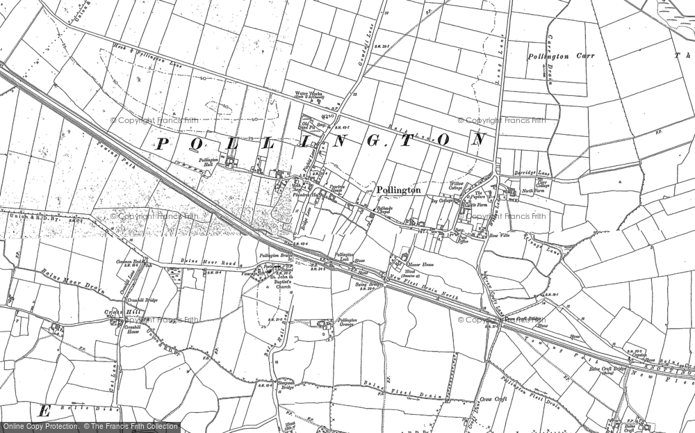 Old Map of Pollington, 1888 in 1888