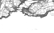 Old Map of Polruan, 1906