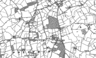 Old Map of Polstead Heath, 1884 - 1885