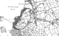 Old Map of Polzeath, 1880 - 1905