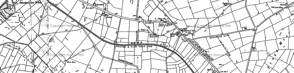 Old map of Pomeroy in 1897