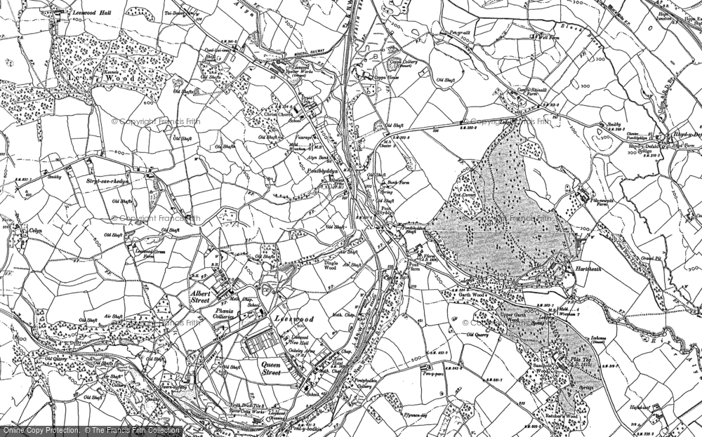 Old Map of Pontblyddyn, 1898 - 1910 in 1898