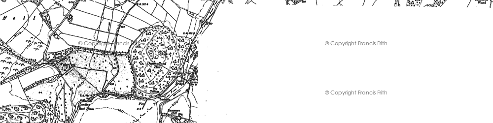 Old map of Bowerbank in 1913