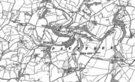 Old Map of Poolhill, 1882 - 1901