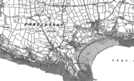 Old Map of Port-Eynon, 1896