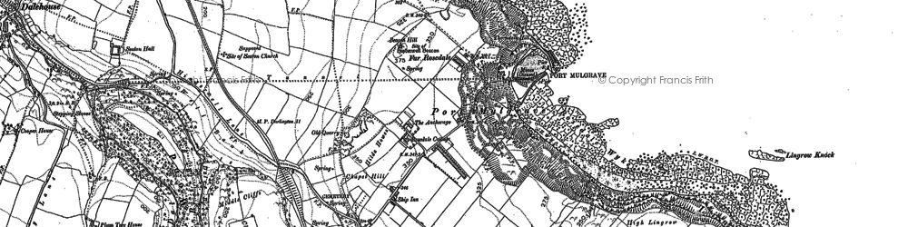 Old map of Lingrove Howe in 1913