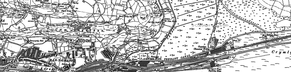 Old map of Port Tennant in 1897