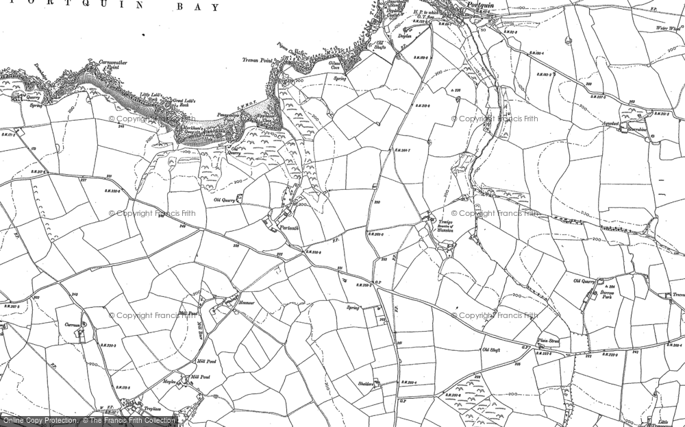 Old Map of Porteath, 1880 - 1905 in 1880